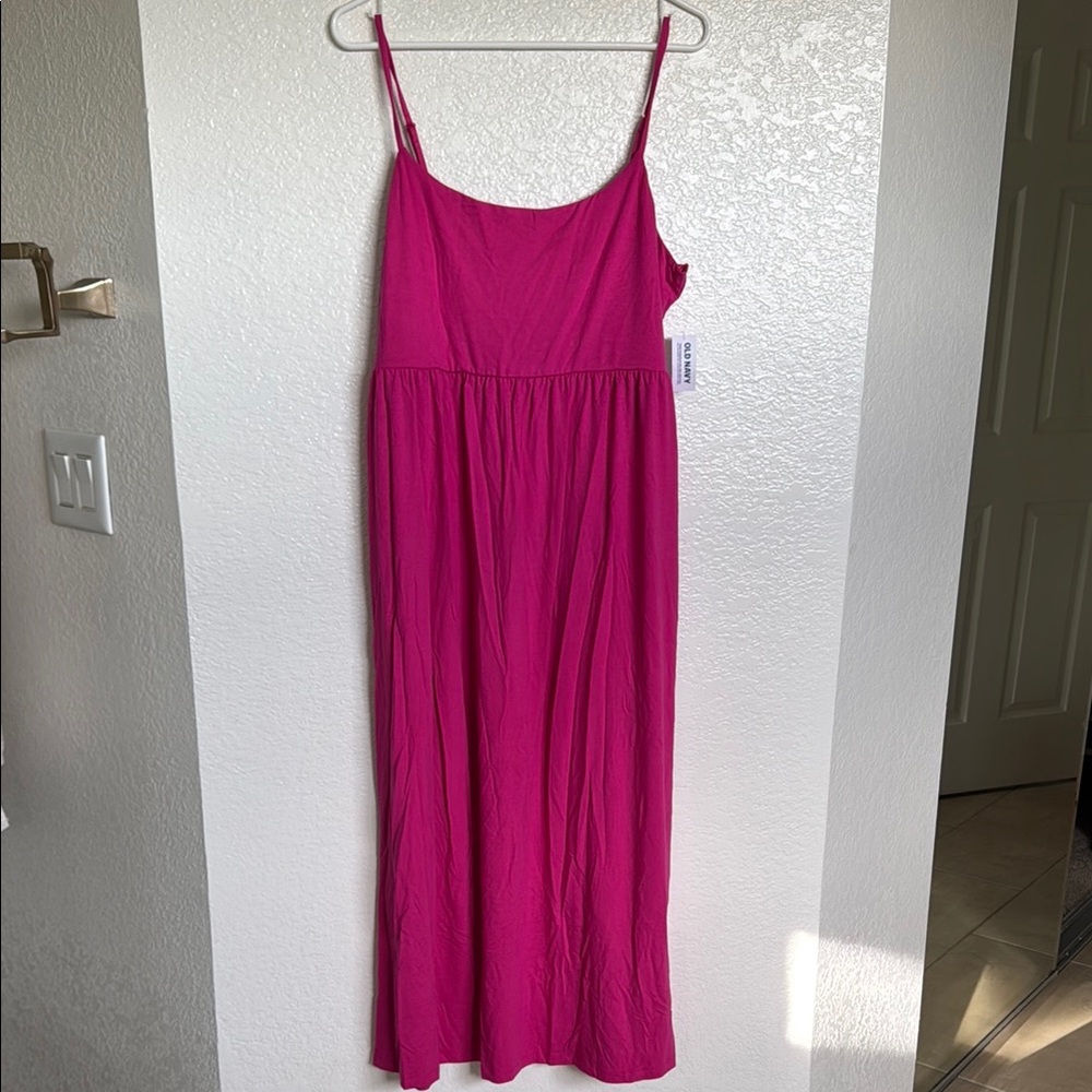 NWT Old Navy Strap Dress pink XL